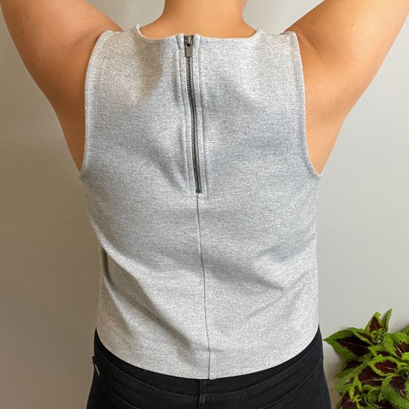 Banana Republic Sleeveless Crossover Crop Top -S- - Picture 2 of 6